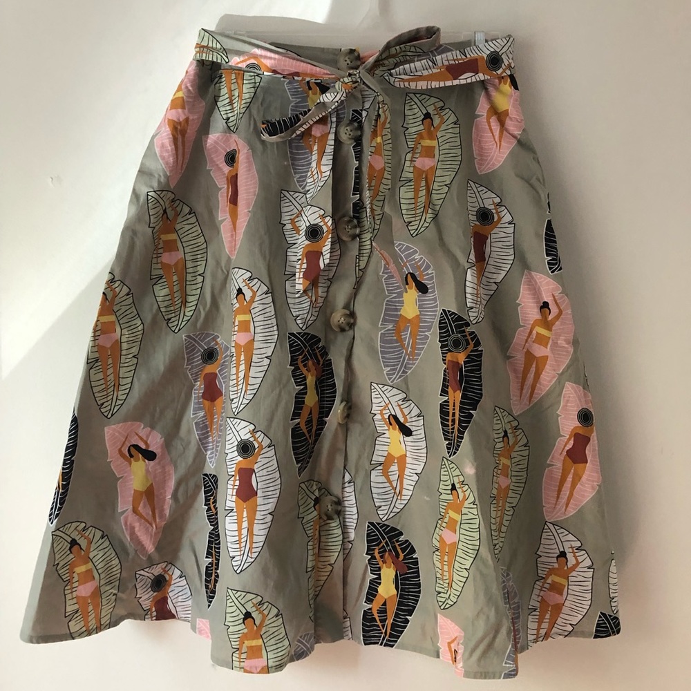 Anthropologie Sunbather Skirt